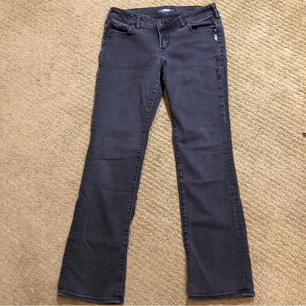 Silver Suki Mid Slim Boot Black Jeans Size 30